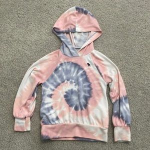 Girls Abercrombie Kids Hoodie Tie dye - Size 5/6 - SUPER SOFT